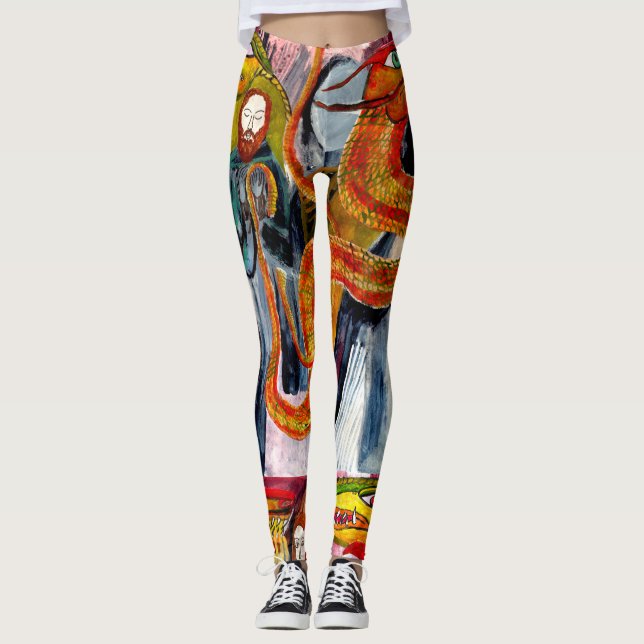 DrakeUtopia damasker Leggings (Framsida)