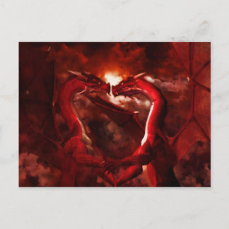 Drakevalentines Helg Vykort