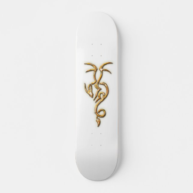 DrakevapensköldSkateboard Skateboard Bräda 20 Cm (Framsida)