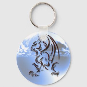 Drakevärldsdesign Keychain Nyckelring