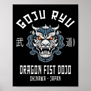 Drakfist Dojo Goju Ryu Karate Poster