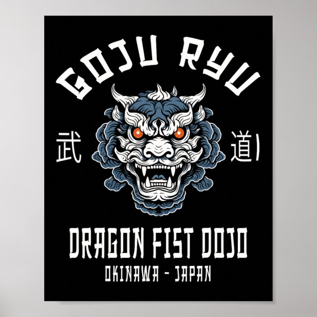 Drakfist Dojo Goju Ryu Karate  Poster (Framsidan)