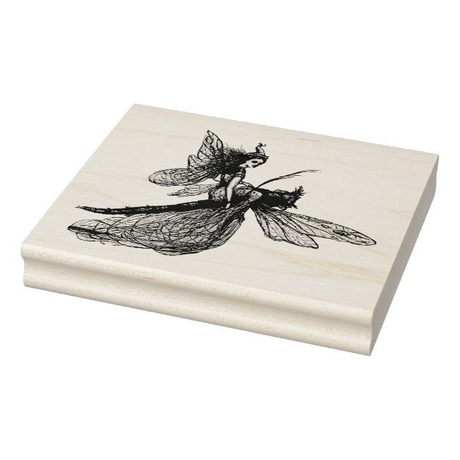 drakfluga med älg stämpel (Stämpel)