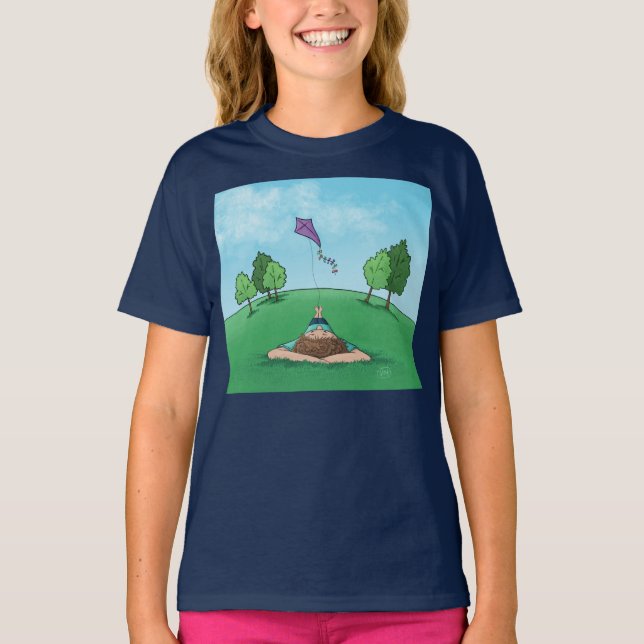 Drakflygande T-shirt (Framsida)