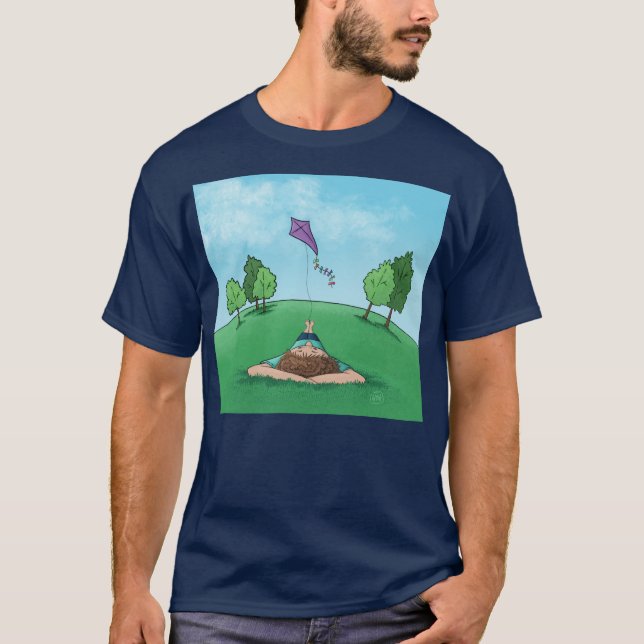 Drakflygande T-shirt (Framsida)