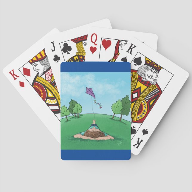 Drakflygdesign Spelkort (Baksidan)