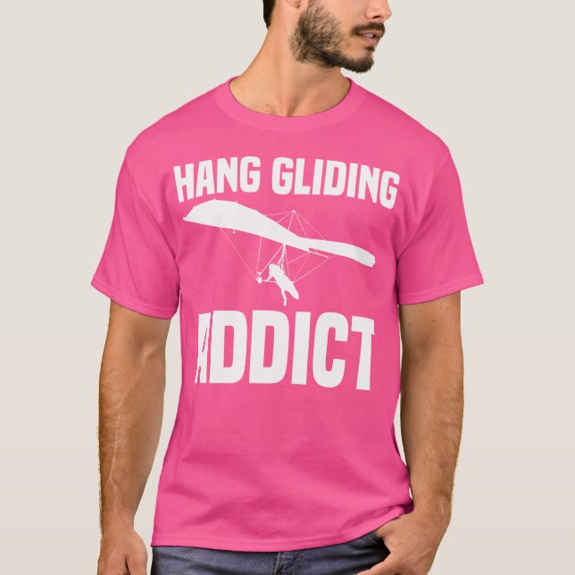 Drakflygningsberoende Drakflygare Drakflygning T Shirt (Framsida)