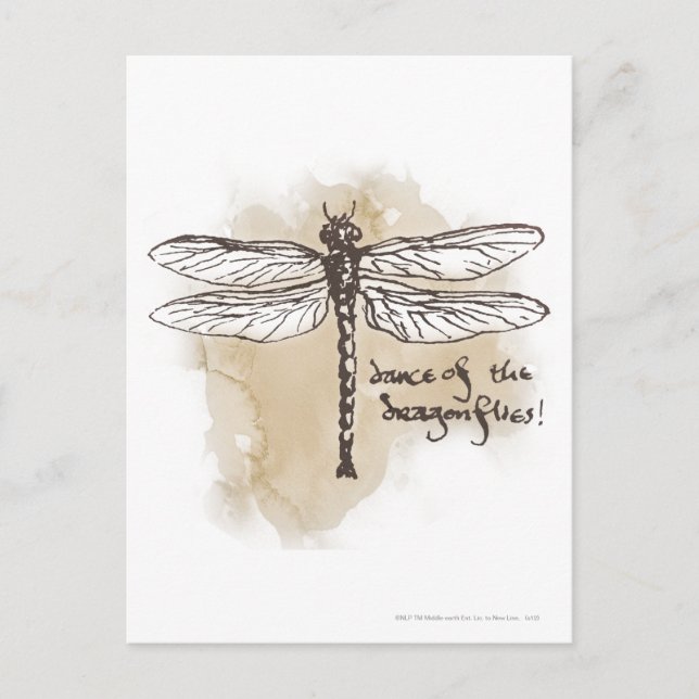 Drakflyornas dans vykort (Framsida)