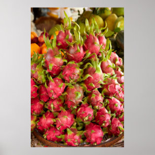 Drakfrukt Can Duoc Market Poster