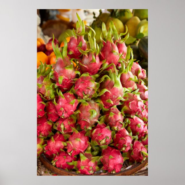 Drakfrukt | Can Duoc Market Poster (Framsidan)