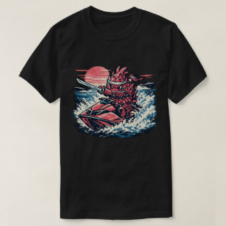 Drakfrukt Jetski Duellant — Vintage Sommar Race T Shirt