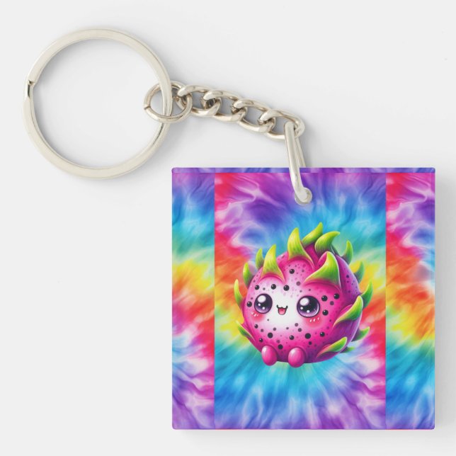 Drakfrukt med Tie-Dye-mönster (Framsidan)
