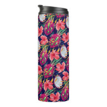 Drakfrukt Tropisk Blommig Modern Grön Palm