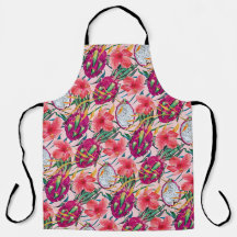 Drakfrukt Tropisk Blommig Modern Grön Palm