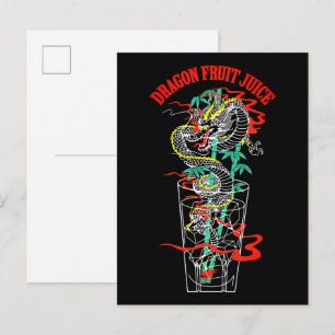 Drakfruktjuice Vykort