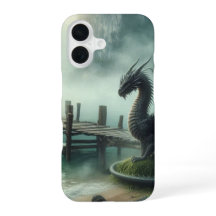 Drakhavslandskap vid den mystiska viken — iPhone 1
