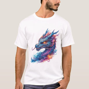 Drakhuvud Med Vilda Ögon T Shirt
