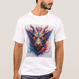 Drakhuvud Med Vilda Ögon T Shirt