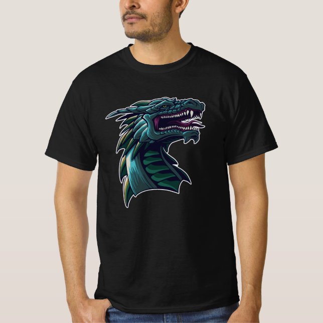 Drakhuvudet T Shirt (Framsida)
