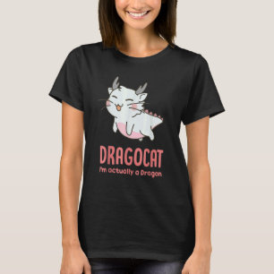 Drakkatt Jag är faktiskt en söt drakatt T Shirt