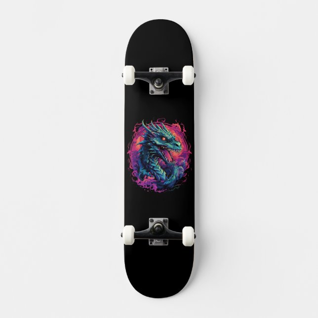 Drakkonst Mini Skateboard Bräda 18,5 Cm (Framsida)