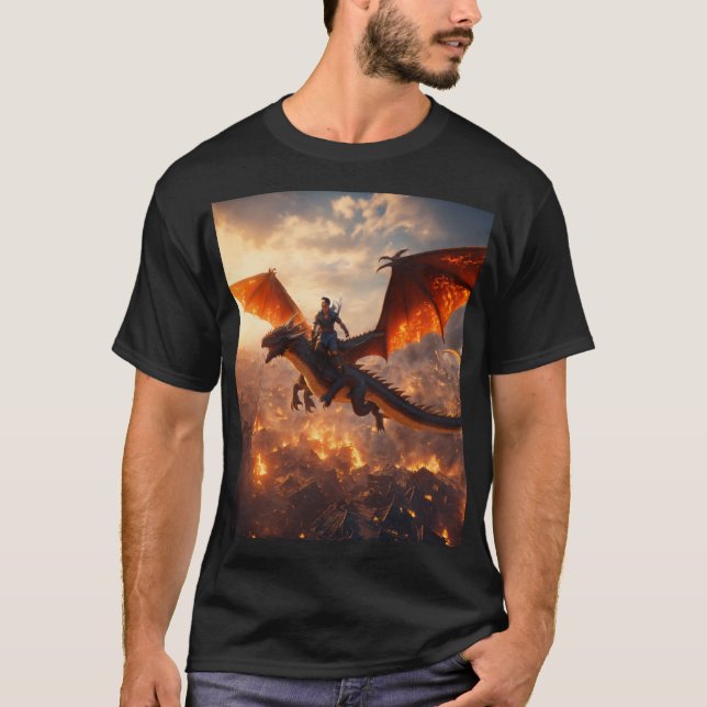 drakman som kör t shirt (Framsida)