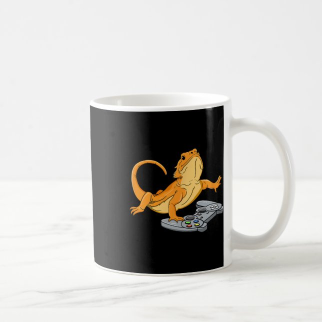 Draködla Gamer Video Spel Gecko  Kaffemugg (Höger)