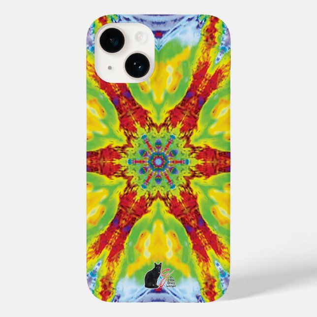 Drakögon Kalejdoskop iPhone-fodral (Baksida)