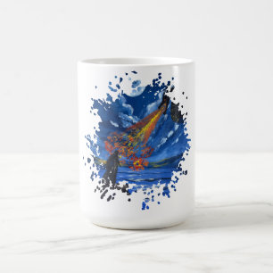 Drakon - Handgjord konst  Kaffemugg
