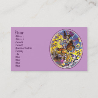 drakoncat butterfly fantasyprofilkort visitkort