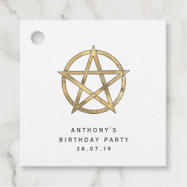 Drakpentagram Gåvor Etiketter