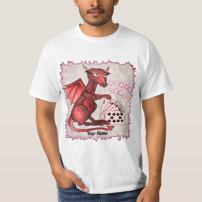 Drakpoker t-shirt (Framsida)