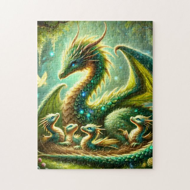 drakpussel pussel (Vertikal)