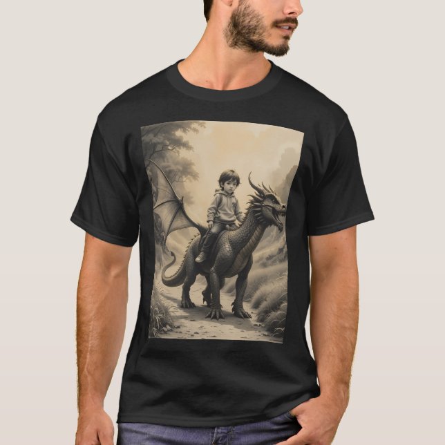 Drakryttare Aktiv T Shirt (Framsida)