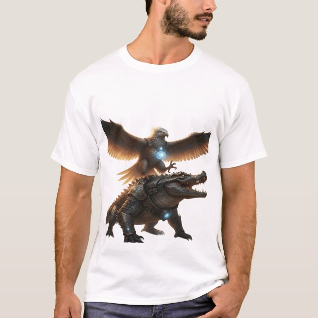 Drakryttarens T-Shirt – Kraft i Rörelse (Framsida)