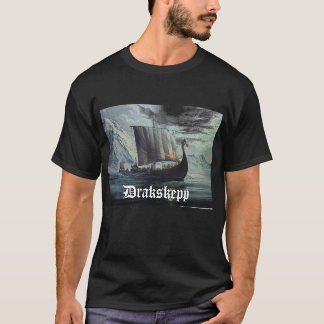 Drakskepp T Shirt (Framsida)