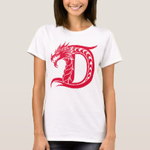 Drakstilat brev D, Drake alfabet, Monogram
