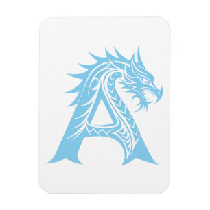 Drakstilsbokstav A, Drakalfabetet, Monogram Magnet