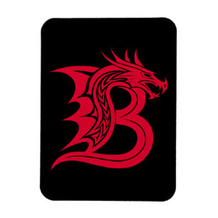 Drakstilsbokstav B, Drakalfabetet, Monogram Magnet