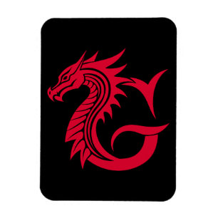Drakstilsbokstav G, Drakalfabetet, Monogram Magnet