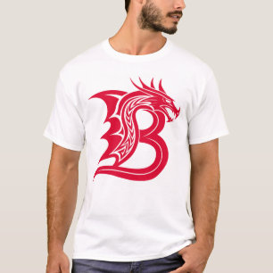 Drakstilskt bokstav B, Drakalfabetet, Monogram T Shirt