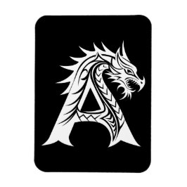 Drakstilskt brev A, Drakalfabetet, Monogram Magnet