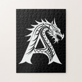 Drakstilskt brev A, Drakalfabetet, Monogram Pussel