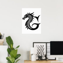 Drakstilskt brev G, Drakalfabetet, Monogram