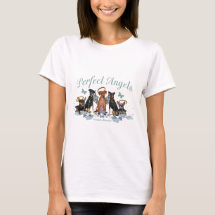 Dräkt för ängel för miniatyrPinscherperfekt T Shirt