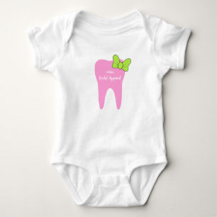 Dräkt för baby "för framtida tandhygienist" för t shirt