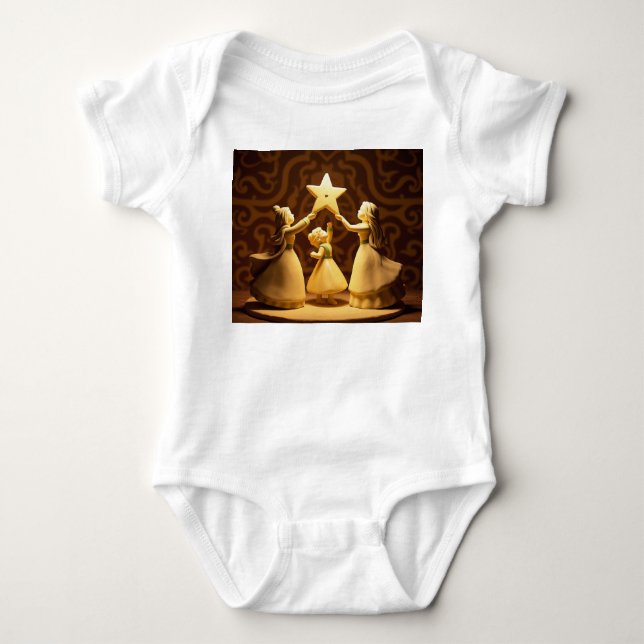 dräkt för baby lucky t shirt (Framsida)