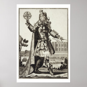 Dräkt för en astrolog, pub. vid Gerard Valck (1 Poster
