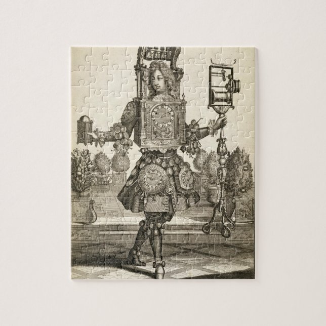 Dräkt för en ta tid påtillverkare, pub. vid Gerard Pussel (Vertikal)