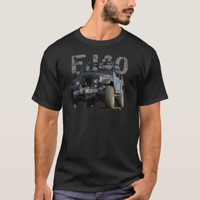 Dräkt för FJ40 Landcruiser Tee (Framsida)